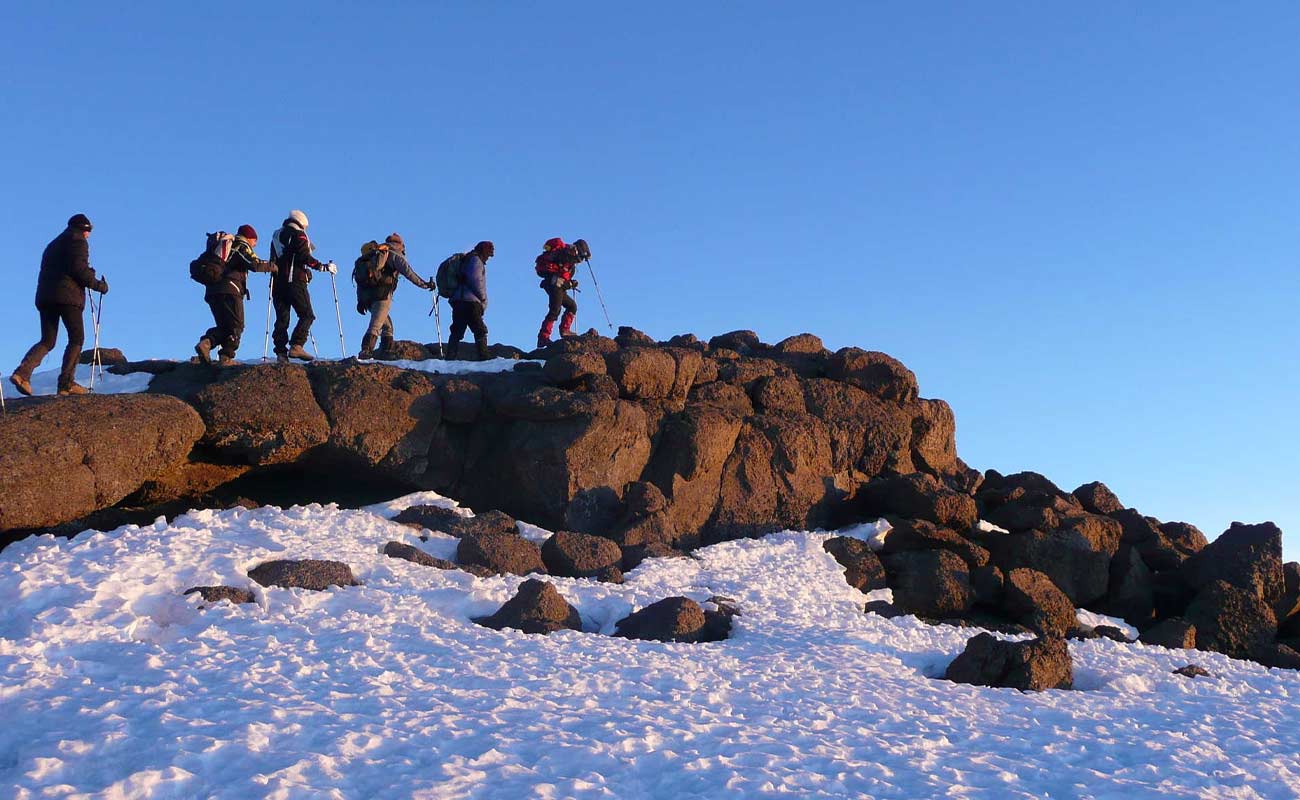 乞力马扎罗山的6天道德攀登。 - 2