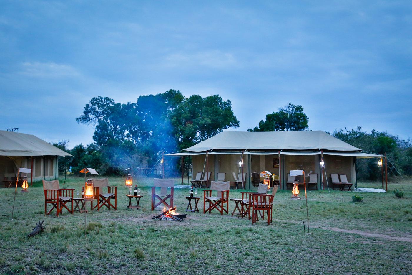 Kenzan tented camp.